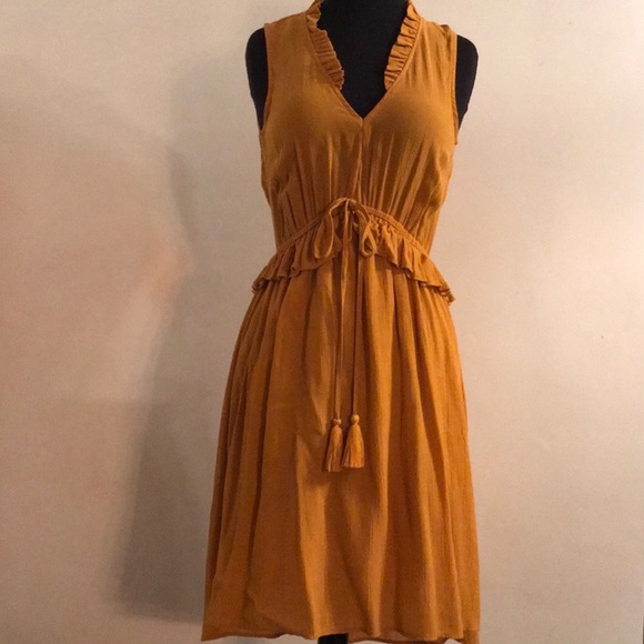 H&M Dresses Hm Yellow Dress Poshmark